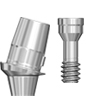 Picture of Non-Hex Conical SKY-Base Abutment, NP, for two splinted units less than 24 degrees, and immediate temporaries 
(includes abutment screw) option for BIO | Max &amp; Forte Angled Digital Abutment product (BlueSkyBio.com)