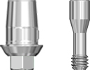 Picture of Surgical Cobalt-Chrome alloy Base Abutment, 1mm collar, 3.5 platform (includes abutment screw) - 2.5 times stronger than titanium
New Product option for BIO | Internal Hex Power Base Abutments product (BlueSkyBio.com)
