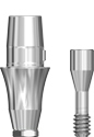 Picture of Surgical Cobalt-Chrome alloy Base Abutment, 4.0mm collar, NP (includes abutment screw) - 2.5 times stronger than titanium. Ideal for molars.New Product option for BIO | Max & Forte Power Base Abutments product (BlueSkyBio.com)