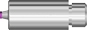 Picture of BIO|Max/Forte Cobalt-Chrome (CoCr) Custom Premilled
Blank, NP, DESS machine holder, 10mm diameter
*Ideal for molars. 2.5x stronger than titanium! option for BIO|Max & Forte Cobalt-Chrome (CoCr) Premilled Blank - DESS Holder product (BlueSkyBio.com)