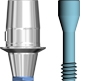 Picture of Digital Abutment for scan flag Conus 3.5 Platform
(includes abutment screw) option for Intraoral Scan Post product (BlueSkyBio.com)