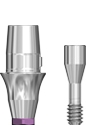 Picture of Digital Abutment for temporary abutment, 2.8mm collar, Narrow platform (includes abutment screw) option for BIO | Max & Forte Permanent and Temporary Digital Abutments product (BlueSkyBio.com)