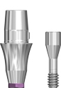 Picture of Digital Abutment for temporary abutment, 4.0mm collar, Narrow platform (includes abutment screw) option for BIO | Max & Forte Permanent and Temporary Digital Abutments product (BlueSkyBio.com)