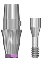 Picture of Mini SKY-Base Abutment, 2.8mm collar, NP (includes abutment screw) option for BIO | Max & Forte Permanent and Temporary Digital Abutments product (BlueSkyBio.com)