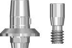 Picture of SKY-Base Abutment, 1mm collar, Wide Platform option for SKY-Base Abutment product (BlueSkyBio.com)