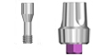 Picture of 4.5 KISS Abutment, 2mm collar
(includes abutment screw) option for 4.5 Platform product (BlueSkyBio.com)