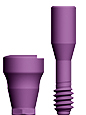 Picture of Ø3.8 x 3mm Scannable Healing Abutment, Narrow Platform option for  Scannable Healing Abutments product (BlueSkyBio.com)