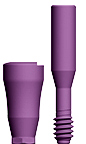 Picture of Ø3.8 x 5mm Scannable Healing Abutment, Narrow Platform option for  Scannable Healing Abutments product (BlueSkyBio.com)