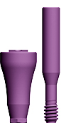 Picture of Ø4.8 x 7mm Scannable Healing Abutment, Narrow Platform option for  Scannable Healing Abutments product (BlueSkyBio.com)