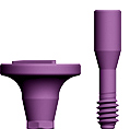 Picture of Ø6.5 x 3mm Scannable Healing Abutment, Narrow Platform option for  Scannable Healing Abutments product (BlueSkyBio.com)