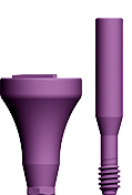 Picture of Ø6.5 x 7mm Scannable Healing Abutment, Narrow Platform option for  Scannable Healing Abutments product (BlueSkyBio.com)