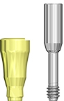 Picture of Ø3.8 x 5mm Scannable Healing Abutment, Narrow Platform option for Scannable Healing Abutments - <span style="color:#ff0000">COMING SOON!</span> product (BlueSkyBio.com)