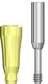Picture of Ø3.8 x 7mm Scannable Healing Abutment, Narrow Platform option for Scannable Healing Abutments - <span style="color:#ff0000">COMING SOON!</span> product (BlueSkyBio.com)