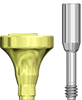 Picture of Ø6.5 x 5mm Scannable Healing Abutment, Narrow Platform option for Scannable Healing Abutments - <span style="color:#ff0000">COMING SOON!</span> product (BlueSkyBio.com)