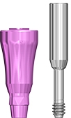Picture of Ø4.8 x 7mm Scannable Healing Abutment, Regular Platform option for Scannable Healing Abutments - <span style="color:#ff0000">COMING SOON!</span> product (BlueSkyBio.com)