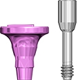 Picture of Ø6.5 x 3mm Scannable Healing Abutment, Regular Platform option for Scannable Healing Abutments - <span style="color:#ff0000">COMING SOON!</span> product (BlueSkyBio.com)