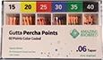 Picture of Gutta Percha Points T.06  BX60 - ASST(.06 #15-40) option for Gutta Percha product (BlueSkyBio.com)