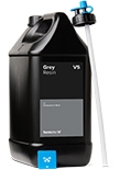 Picture of Grey Resin V5 (Form 4B) 5L - Ideal for: Diagnostic models, Fit test models, General models   5L container requires a Resin Pump to work. option for Form 4B Printing Materials product (BlueSkyBio.com)